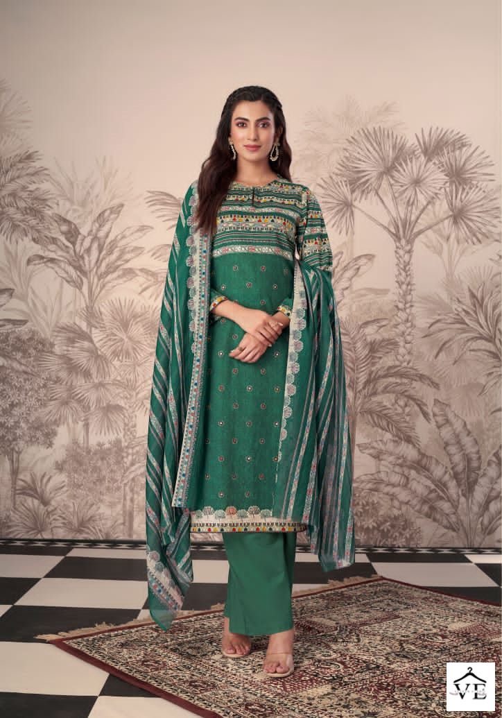 Saadgi Gulshan Cotton Print Wholesale Designer Salwar Suit Catalog — Wholesale Salwar Suits, MPA wholesale from Surat - Gallery Image 5