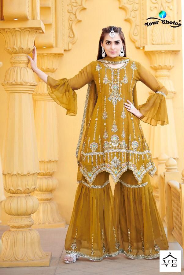 Your Choice Gap Pure Georgette Wholesale Designer Salwar Suit Catalog — Wholesale Salwar Suits, MPA wholesale from Surat - Gallery Image 2