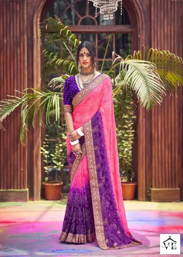 Shubh Shree Ghoomar Heavy Waitless Wholesale Sarees Catalog — Wholesale Sarees, MPA wholesale from Surat - Gallery Image 8