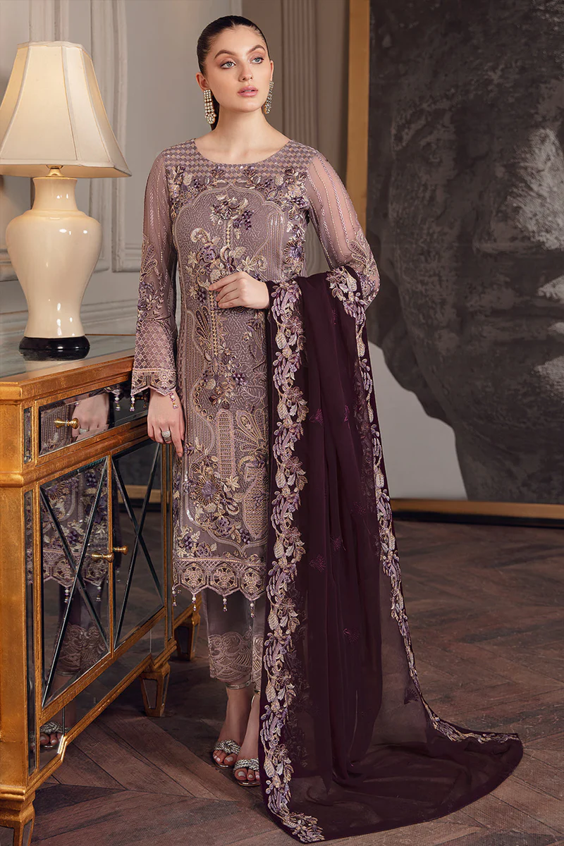 Hoor Tex H-27 Faux Georgette Wholesale Pakistani Suit Catalog — Wholesale Salwar Suits, MPA wholesale from Surat - Gallery Image 3