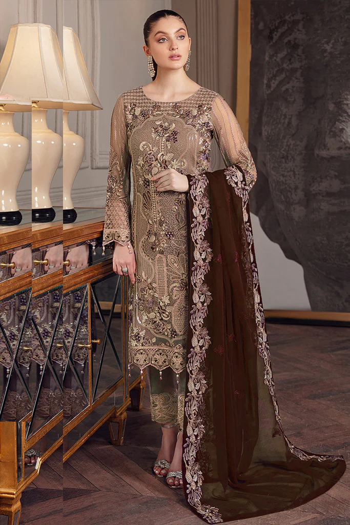 Hoor Tex H-27 Faux Georgette Wholesale Pakistani Suit Catalog — Wholesale Salwar Suits, MPA wholesale from Surat - Gallery Image 2