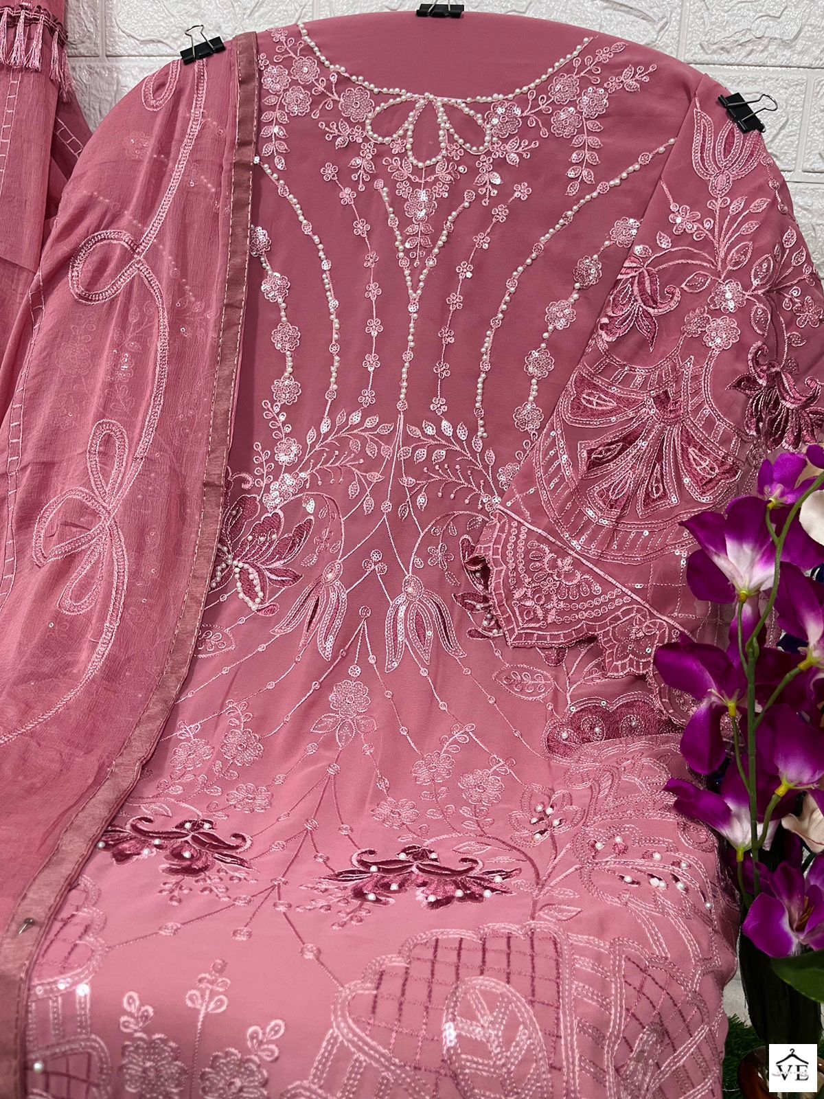 Zaha Habeeba Vol 1 Georgette Wholesale Pakistani Salwar Suit Catalog — Wholesale Salwar Suits, Eba Lifestyle wholesale from Surat - Gallery Image 10