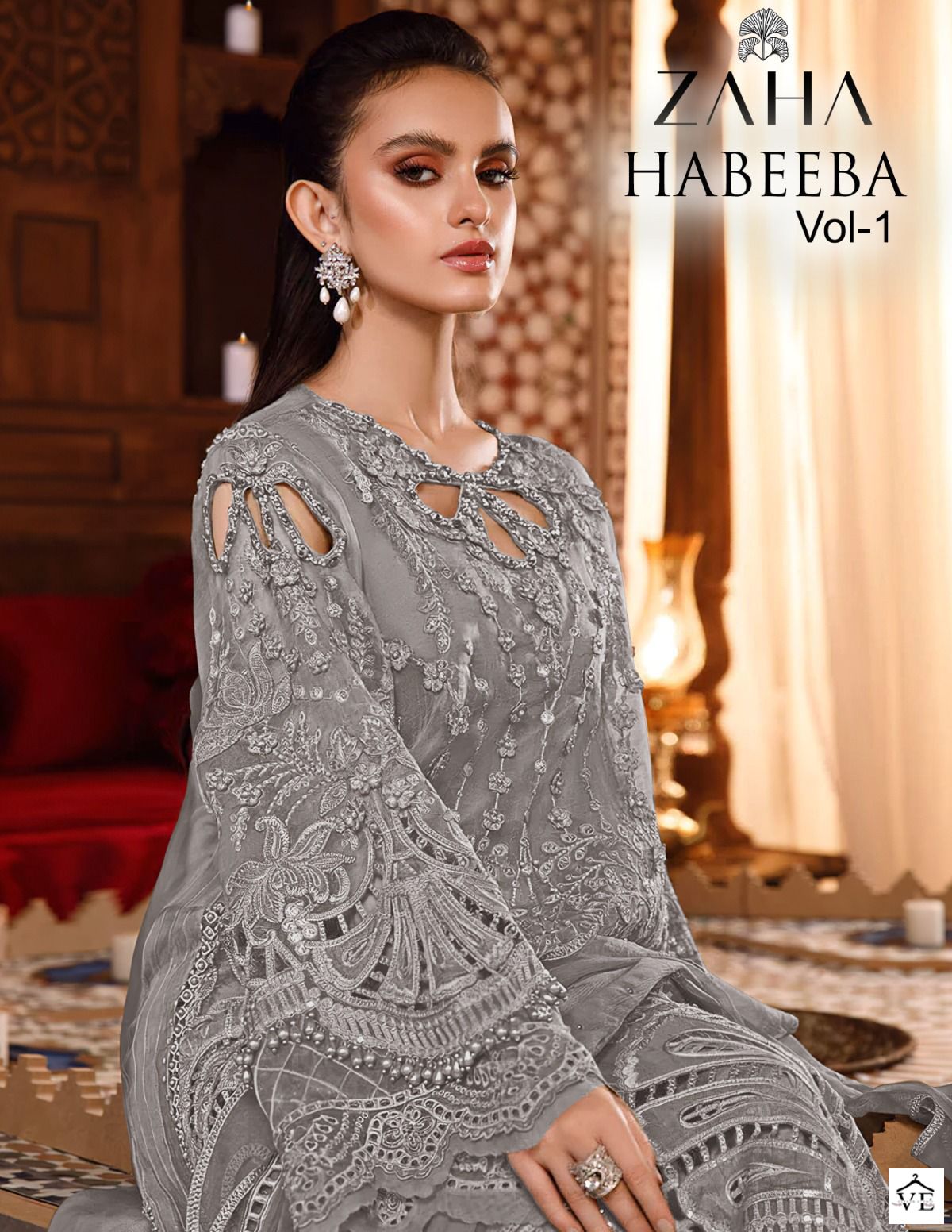 Zaha Habeeba Vol 1 Georgette Wholesale Pakistani Salwar Suit Catalog — Wholesale Salwar Suits, Eba Lifestyle wholesale from Surat — view 1