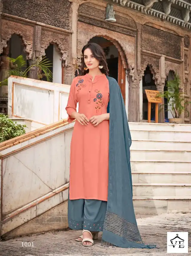 Vitara Hilltop Airjet Rayon Wholesale Readymade Salwar Suit Catalog — Wholesale Salwar Suits, MPA wholesale from Surat - Gallery Image 2