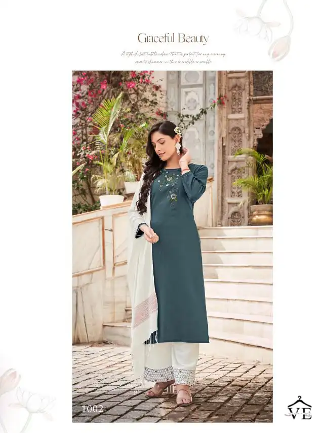 Vitara Hilltop Airjet Rayon Wholesale Readymade Salwar Suit Catalog — Wholesale Salwar Suits, MPA wholesale from Surat - Gallery Image 3