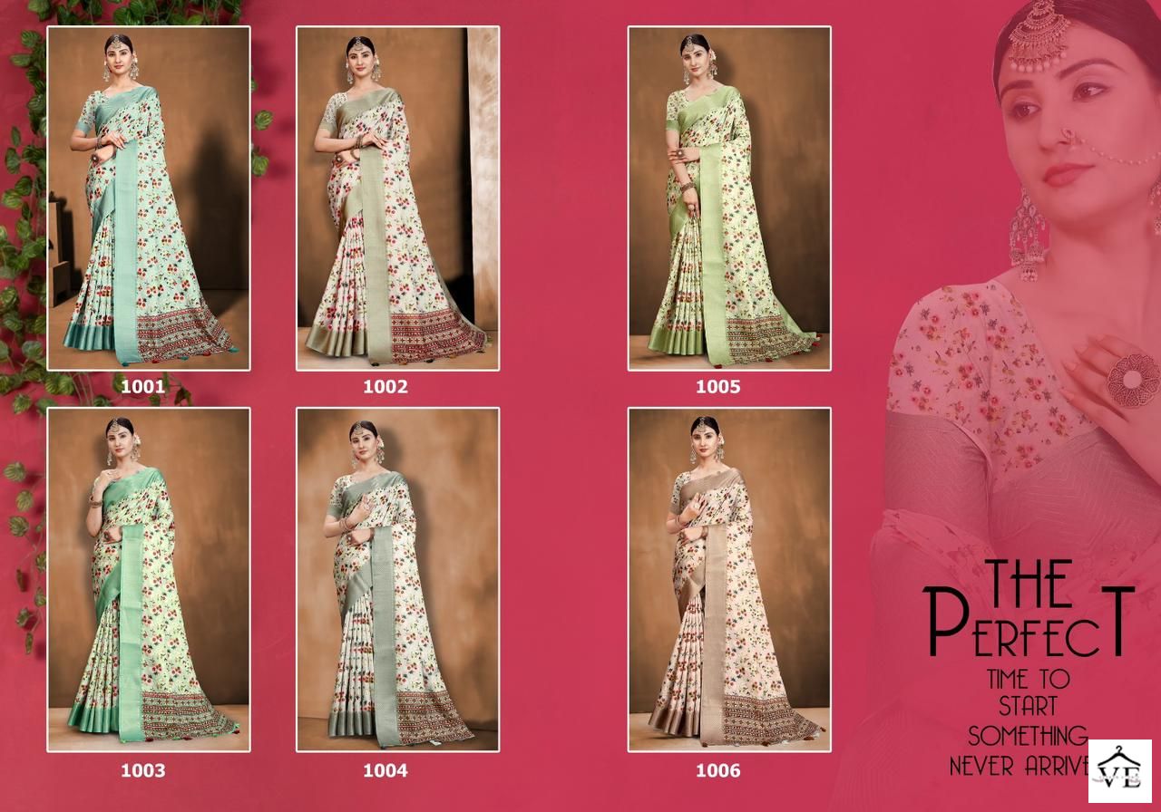 Vardan Ethnic Heritage Digital Vol10 Tusser Silk Wholesale Sarees Catalog — Wholesale Sarees, MPA wholesale from Surat — view 7