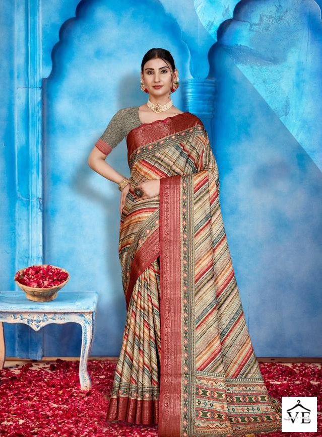 Mintorshi Heritage Digital Vol 11 Tusser Silk Wholesale Sarees Catalog — Wholesale Sarees, MPA wholesale from Surat - Gallery Image 2