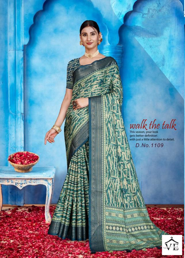 Mintorshi Heritage Digital Vol 11 Tusser Silk Wholesale Sarees Catalog — Wholesale Sarees, MPA wholesale from Surat - Gallery Image 4