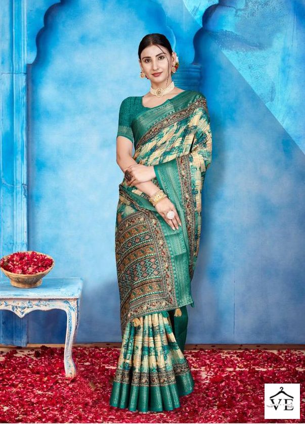 Mintorshi Heritage Digital Vol 11 Tusser Silk Wholesale Sarees Catalog — Wholesale Sarees, MPA wholesale from Surat - Gallery Image 7
