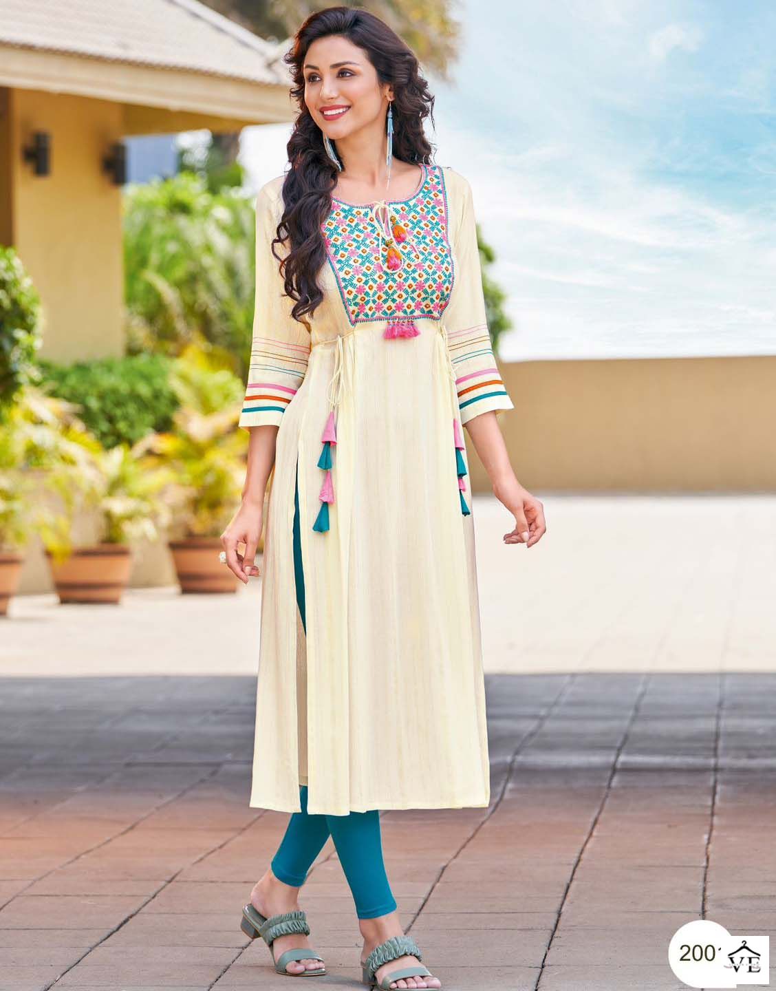 Kadlee Innayat Rincle Rayon Wholesale Kurtis Catalog — Wholesale Kurtis, Kadlee Fashion Studio wholesale from Surat — view 1