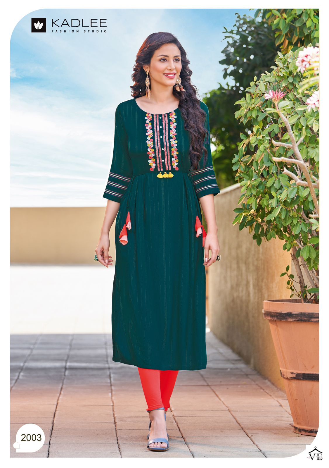 Kadlee Innayat Rincle Rayon Wholesale Kurtis Catalog — Wholesale Kurtis, Kadlee Fashion Studio wholesale from Surat - Gallery Image 6