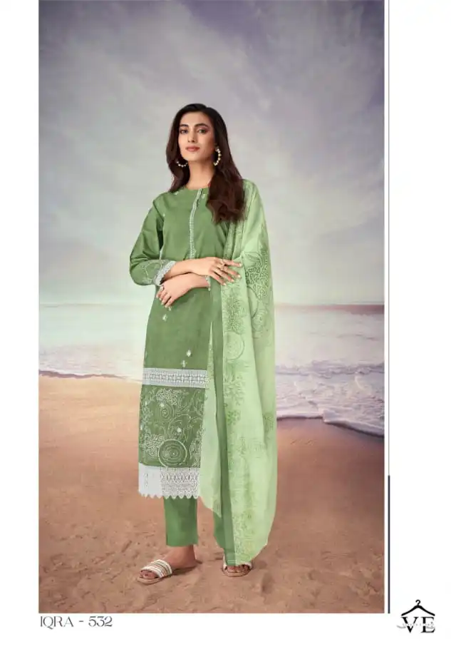 Sudriti Iqra Cambric Comb Print Wholesale Designer Salwar Suit Catalog — Wholesale Salwar Suits, MPA wholesale from Surat - Gallery Image 3