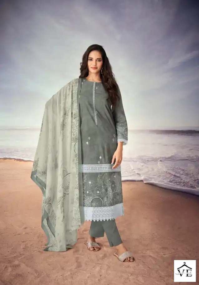 Sudriti Iqra Cambric Comb Print Wholesale Designer Salwar Suit Catalog — Wholesale Salwar Suits, MPA wholesale from Surat - Gallery Image 8