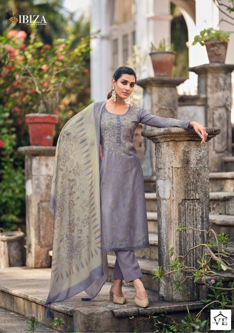 Ibiza Iznik Vol 2 Pure Bambarg Muslin Wholesale Designer Salwar Suit Catalog — Wholesale Salwar Suits, MPA wholesale from Surat - Gallery Image 5