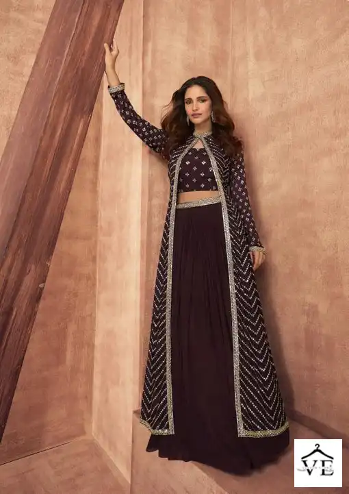Sayuri Designer Impression Fusion Chinon Silk Wholesale Designer Readymade Salwar Suit Catalog — Wholesale Salwar Suits, Sayuri Designer wholesale from Surat - Gallery Image 5