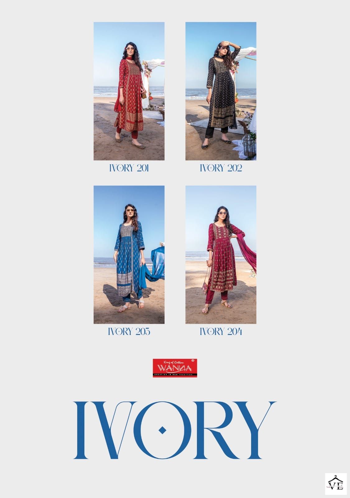 Wanna Ivory Heavy Rayon Wholesale Readymade Salwar Suit Catalog — Wholesale Salwar Suits, MPA wholesale from Surat — view 5