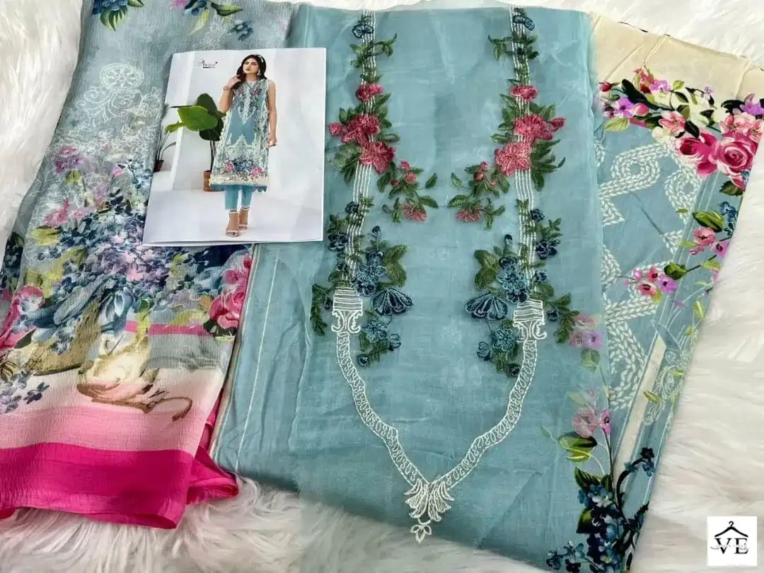 Jade Solitaire Pure Cotton Wholesale Pakistani Suit Catalog — Wholesale Salwar Suits, MPA wholesale from Surat - Gallery Image 6