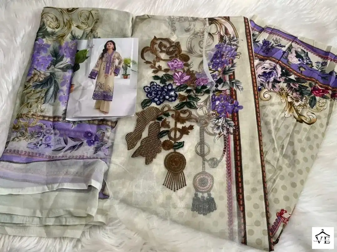 Jade Solitaire Pure Cotton Wholesale Pakistani Suit Catalog — Wholesale Salwar Suits, MPA wholesale from Surat - Gallery Image 9