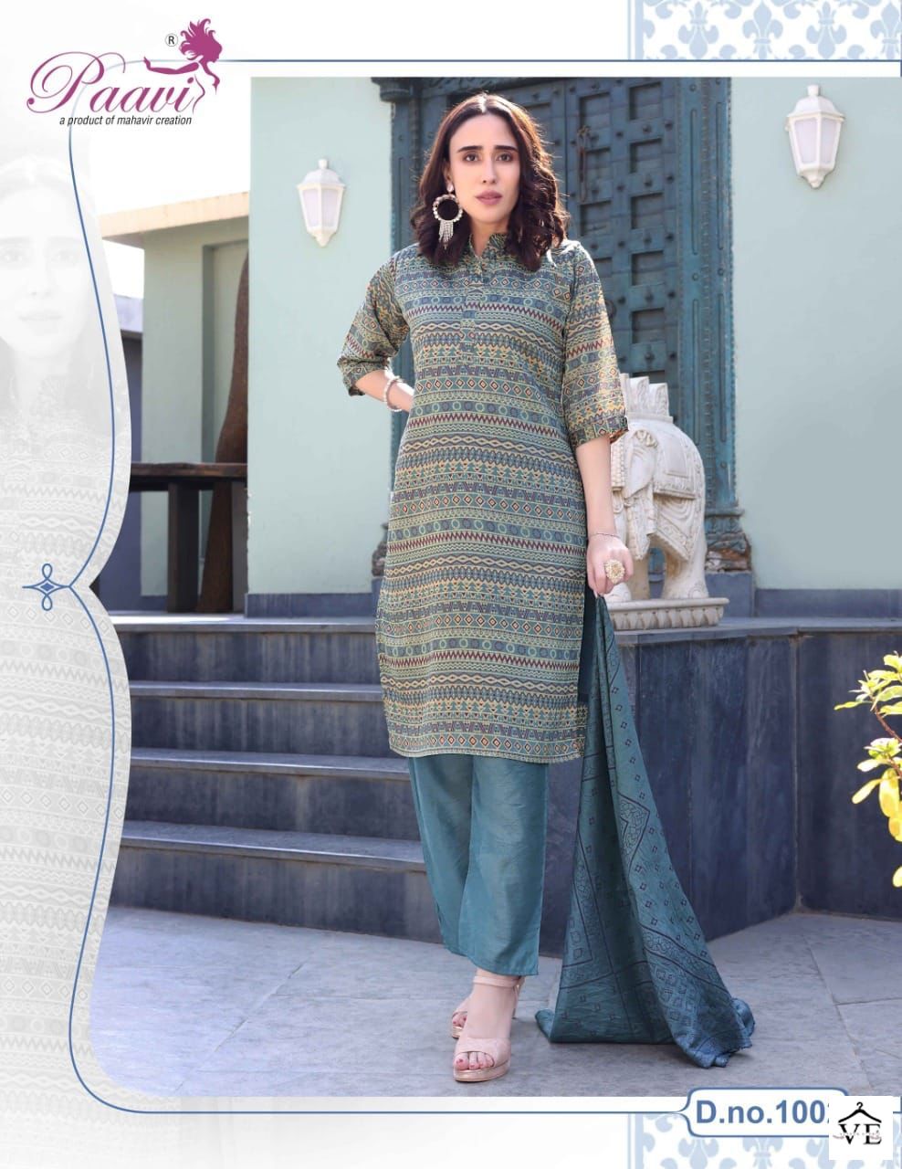 Vardan Ethnic Jayshree Heavy Model Print Wholesale Readymade Salwar Suit Catalog — Wholesale Salwar Suits, MPA wholesale from Surat - Gallery Image 5
