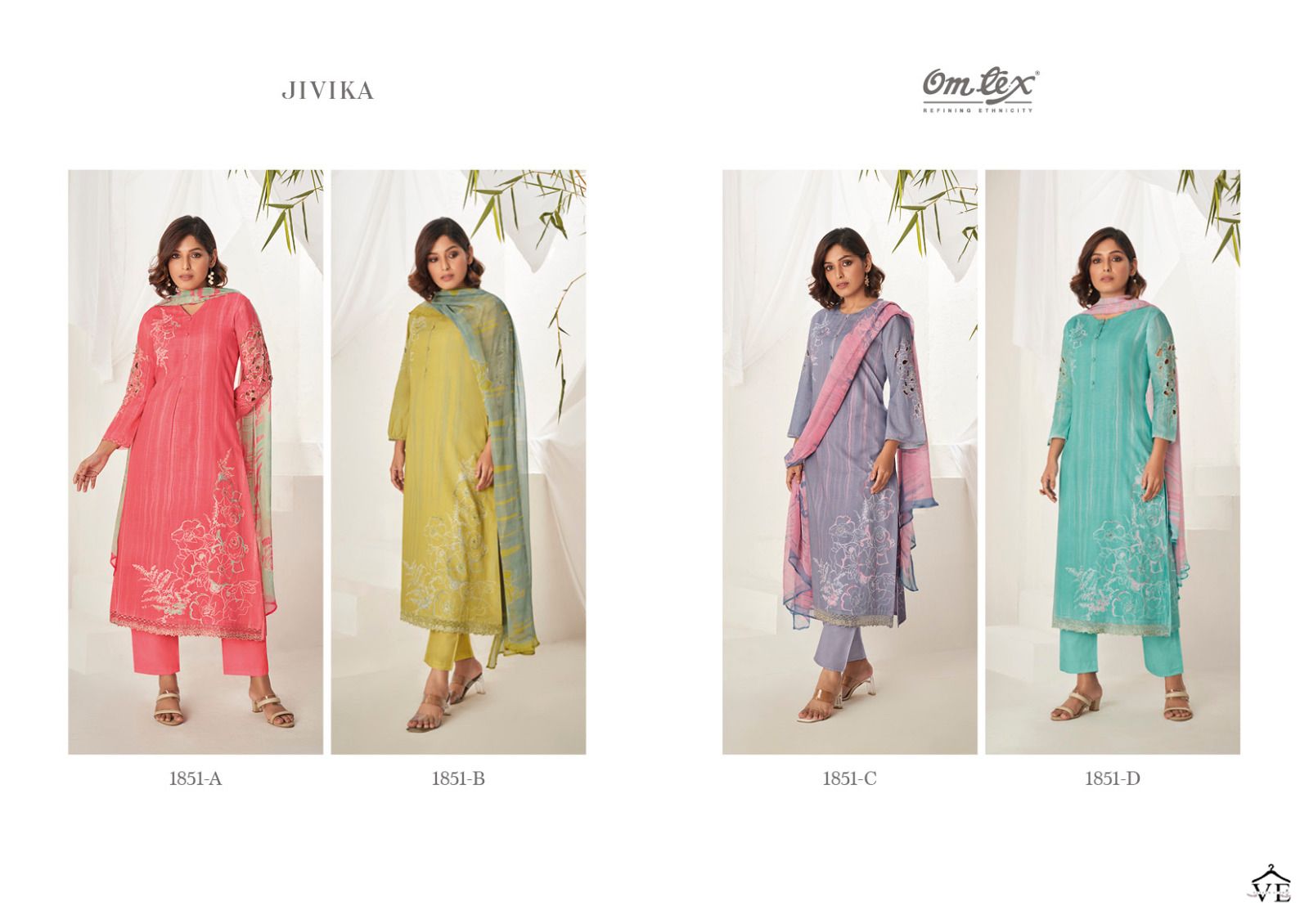 Omtex Jivika Linen Cotton Wholesale Designer Salwar Suit Catalog — Wholesale Salwar Suits, MPA wholesale from Surat — view 5