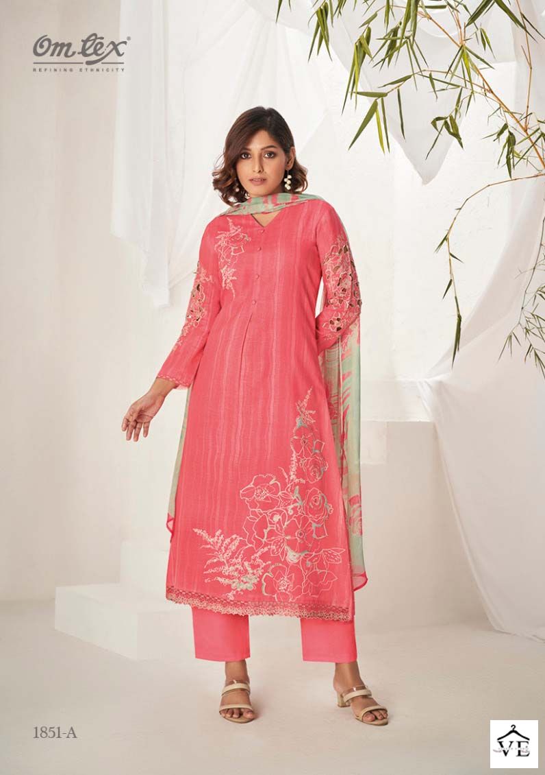 Omtex Jivika Linen Cotton Wholesale Designer Salwar Suit Catalog — Wholesale Salwar Suits, MPA wholesale from Surat - Gallery Image 3
