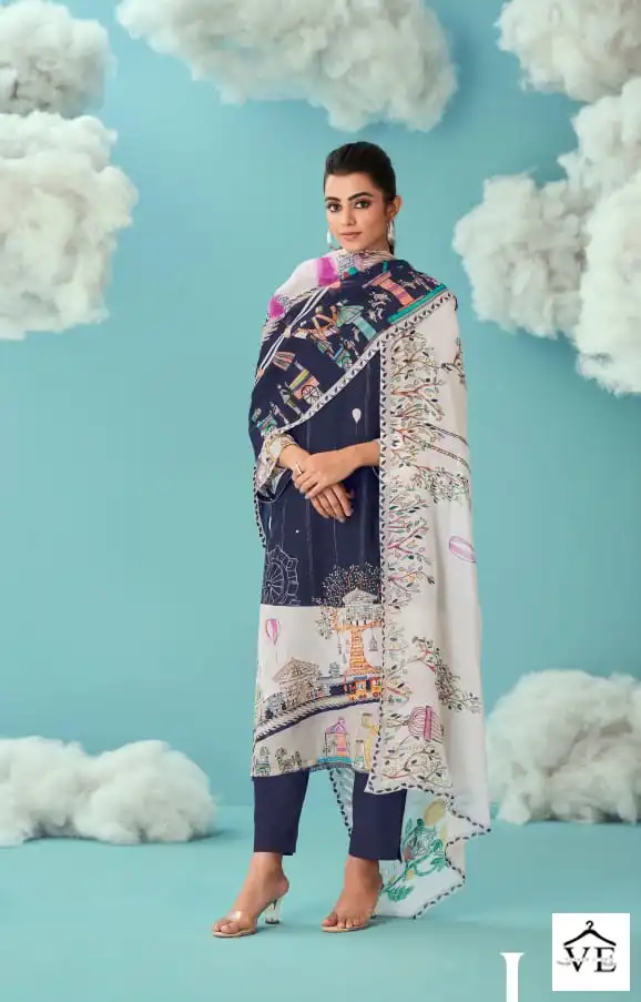 Sahiba Joy Pure Linen Wholesale Designer Salwar Suit Catalog — Wholesale Salwar Suits, MPA wholesale from Surat - Gallery Image 5