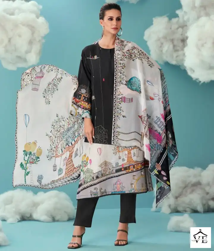 Sahiba Joy Pure Linen Wholesale Designer Salwar Suit Catalog — Wholesale Salwar Suits, MPA wholesale from Surat — view 1