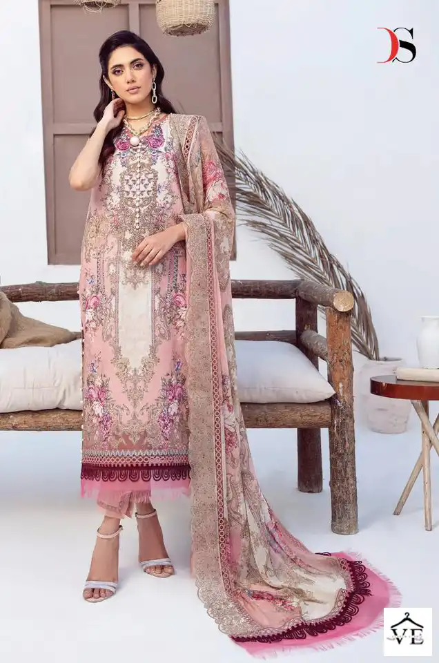 Deepsy Suits Jade Needle Wonder 2 Pure Cotton Wholesale Pakistani Salwar Suit Catalog — Wholesale Salwar Suits, MPA wholesale from Surat - Gallery Image 3