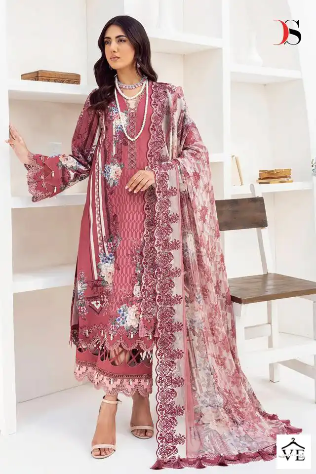 Deepsy Suits Jade Needle Wonder 2 Pure Cotton Wholesale Pakistani Salwar Suit Catalog — Wholesale Salwar Suits, MPA wholesale from Surat - Gallery Image 5