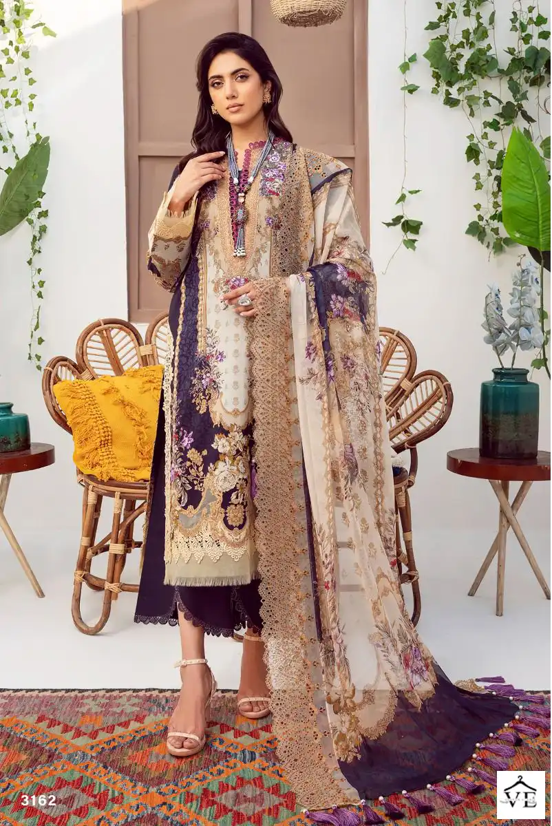 Deepsy Jade Needle Wonder Pure Cotton Wholesale Pakistani Suit Catalog — Wholesale Salwar Suits, MPA wholesale from Surat - Gallery Image 4