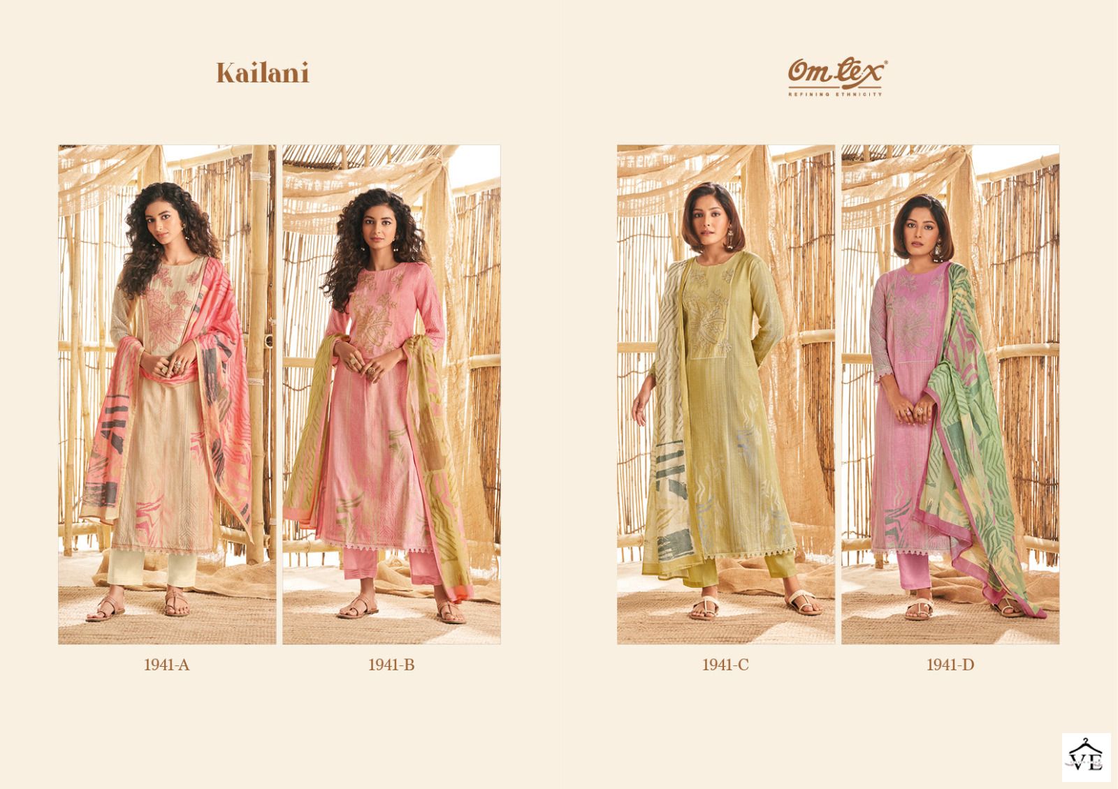Omtex Kailani Ruia Linen  Wholesale Designer Salwar Suit Catalog — Wholesale Salwar Suits, MPA wholesale from Surat — view 5
