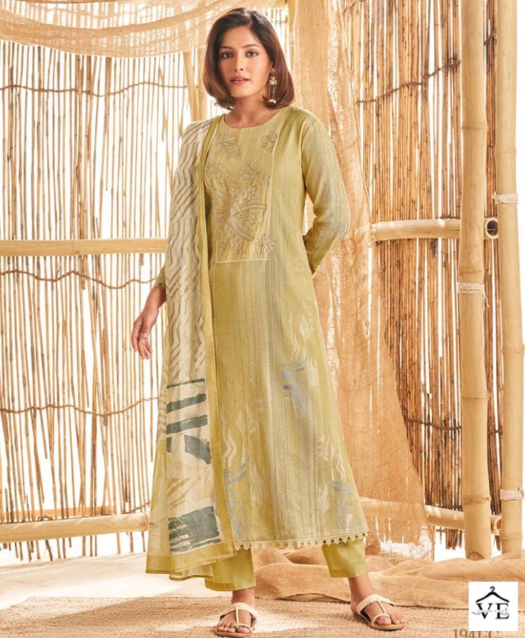 Omtex Kailani Ruia Linen Wholesale Designer Salwar Suit Catalog — Wholesale Salwar Suits, MPA wholesale from Surat — view 1