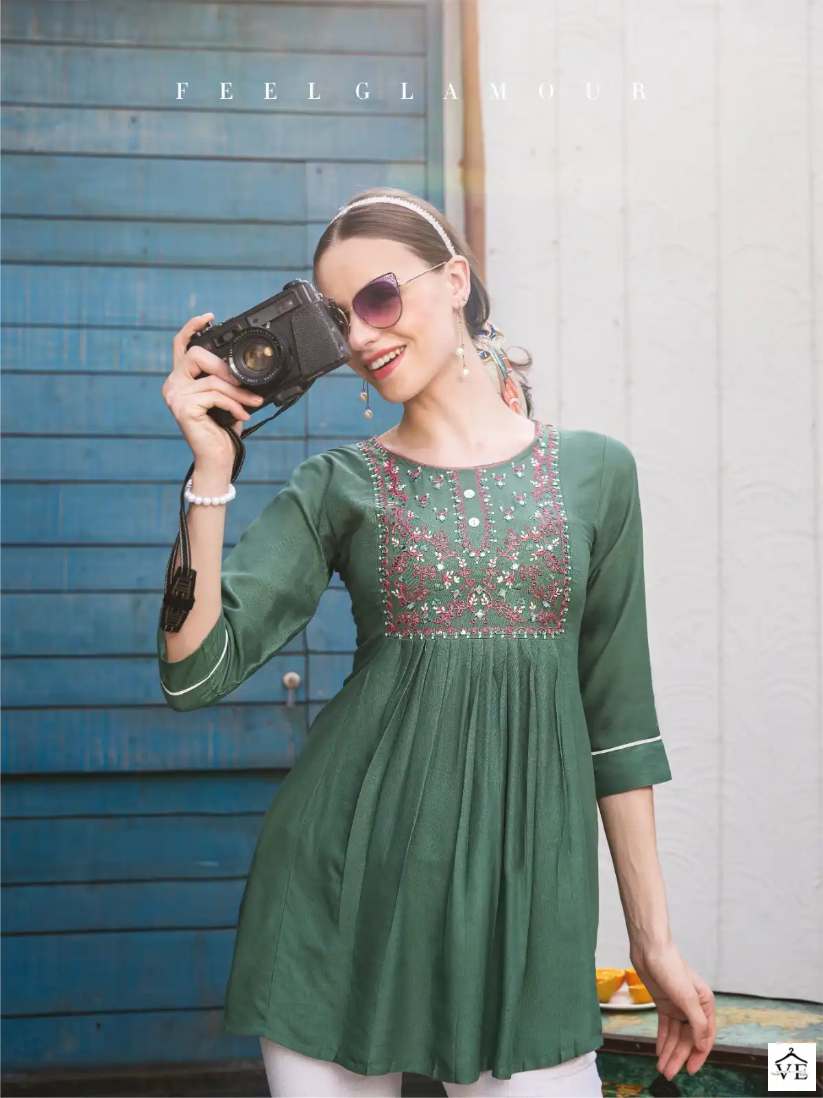 Heritage Kajree Vol 4 Rayon Slub Wholesale Kurti Catalog - Image 5