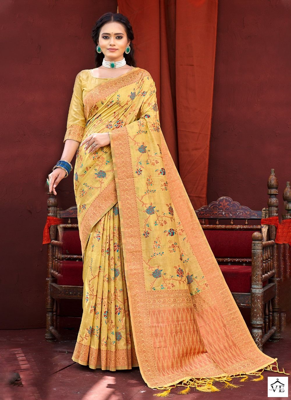 Sangam Kanhaiya Banarasi Silk Wholesale Sarees Catalog — Wholesale Sarees, MPA wholesale from Surat — view 5