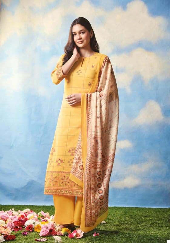 Saadgi Kantha Cambric Comb Wholesale Designer Salwar Suit Catalog — Wholesale Salwar Suits, MPA wholesale from Surat - Gallery Image 3