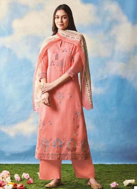 Saadgi Kantha Cambric Comb Wholesale Designer Salwar Suit Catalog — Wholesale Salwar Suits, MPA wholesale from Surat - Gallery Image 4