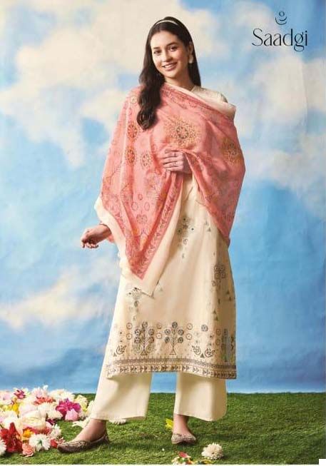 Saadgi Kantha Cambric Comb Wholesale Designer Salwar Suit Catalog — Wholesale Salwar Suits, MPA wholesale from Surat - Gallery Image 6