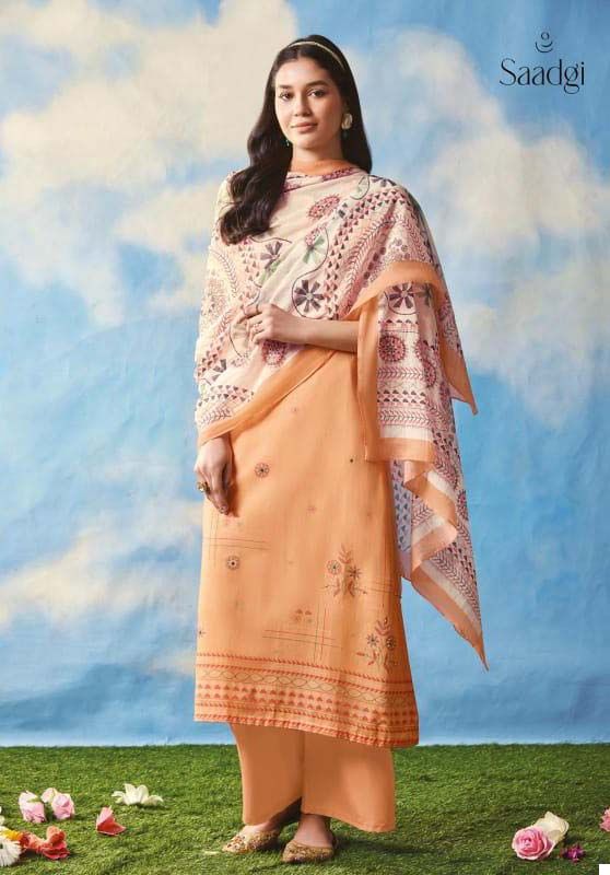 Saadgi Kantha Cambric Comb Wholesale Designer Salwar Suit Catalog — Wholesale Salwar Suits, MPA wholesale from Surat - Gallery Image 7