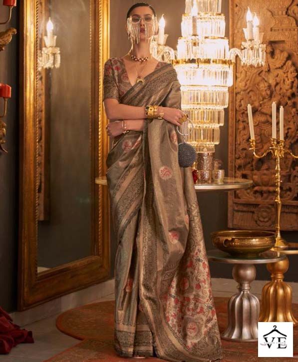 Raj Tex Kanwal Silk Zari Base Wholesale Saree Catalog
