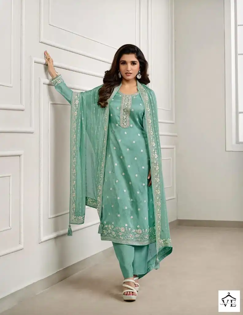 Vinay Fashion Saanvi 2 Dola Wholesale Designer Salwar Suit Catalog — Wholesale Salwar Suits, MPA wholesale from Surat - Gallery Image 3