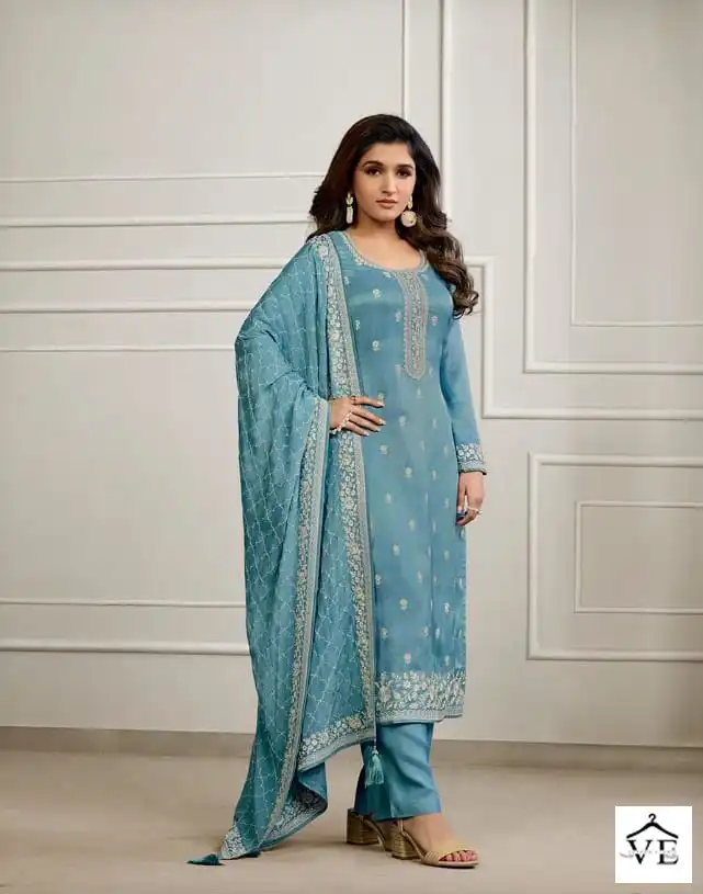 Vinay Fashion Saanvi 2 Dola Wholesale Designer Salwar Suit Catalog — Wholesale Salwar Suits, MPA wholesale from Surat - Gallery Image 5