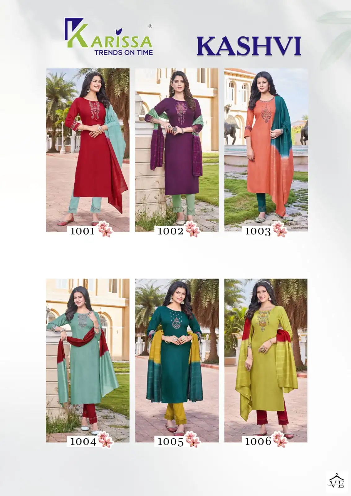 Karissa Kashvi Pure Rayon Wholesale Readymade Salwar Suit Catalog — Wholesale Salwar Suits, Kashvi Creation wholesale from Surat — view 7