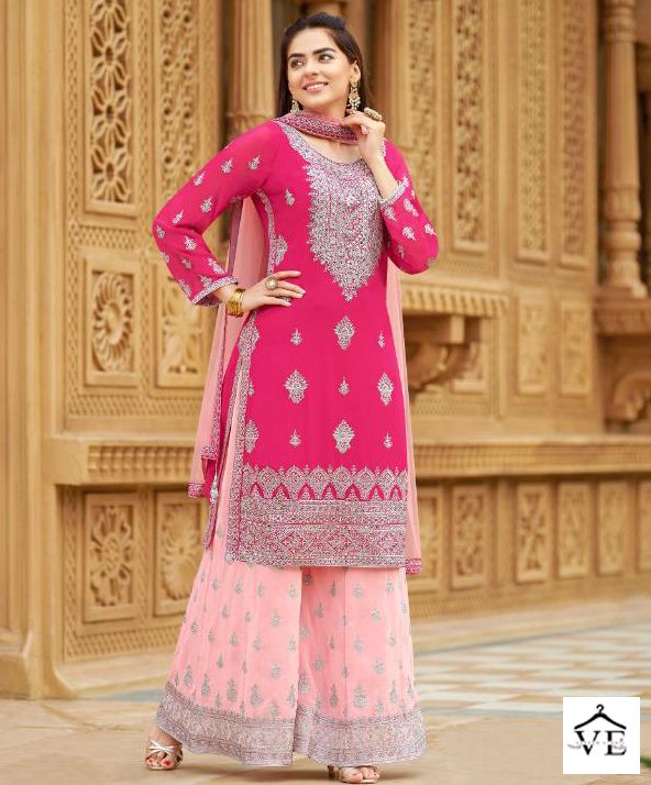 Your Choice Angle 2 Blooming Georgette Wholesale Readymade Designer Salwar Suit Catalog — Wholesale Salwar Suits, MPA wholesale from Surat — view 1