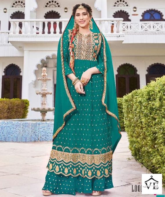 Your Choice Kayraa Georgette Wholesale Readymade Designer Salwar Suit Catalog — Wholesale Salwar Suits, MPA wholesale from Surat — view 1