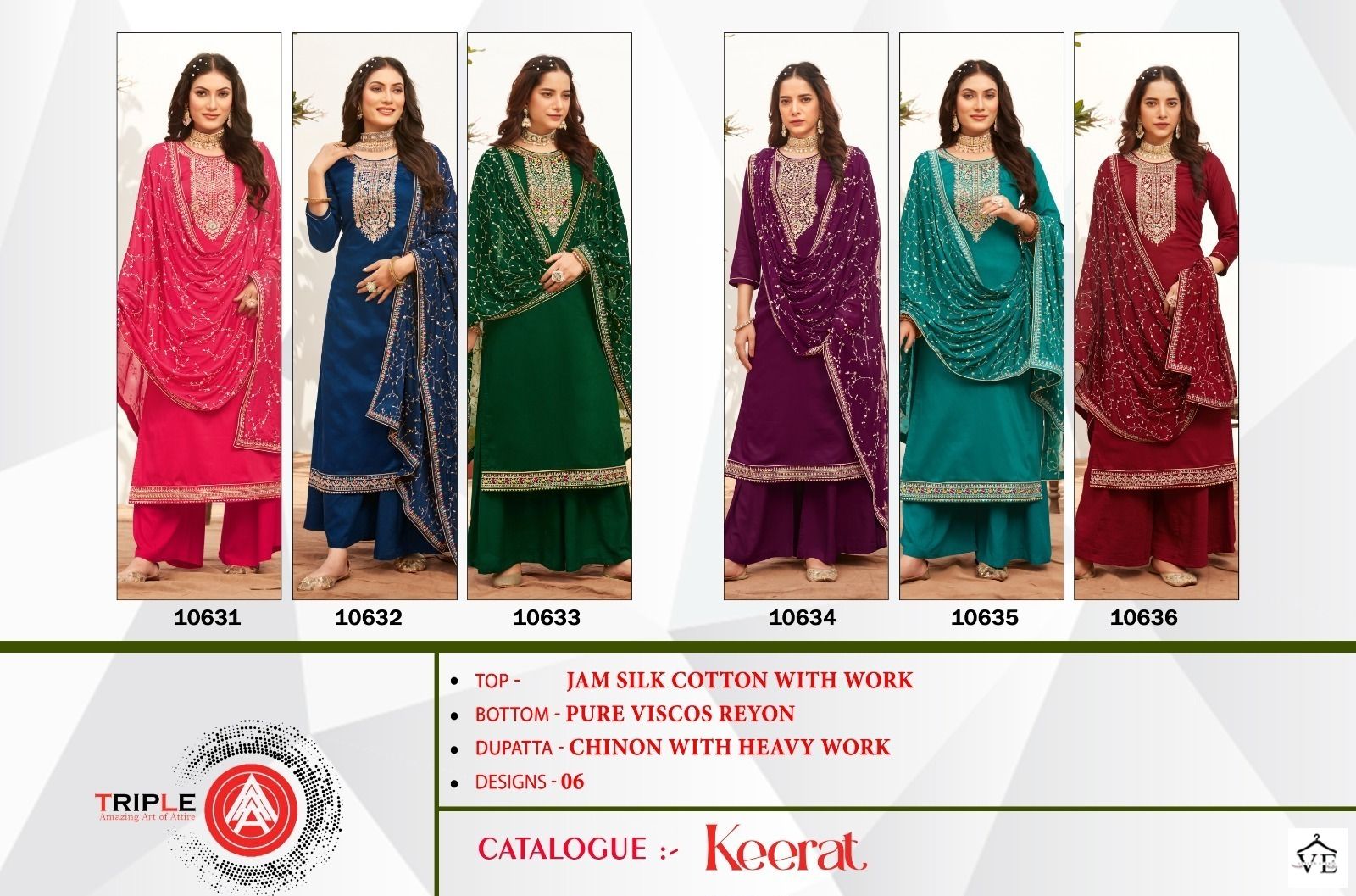 Kalarang Keerat Jam Silk Wholesale Designer Salwar Suit Catalog — Wholesale Salwar Suits, MPA wholesale from Surat — view 7