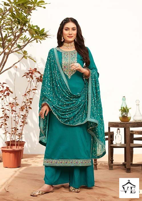Kalarang Keerat Jam Silk Wholesale Designer Salwar Suit Catalog — Wholesale Salwar Suits, MPA wholesale from Surat — view 3