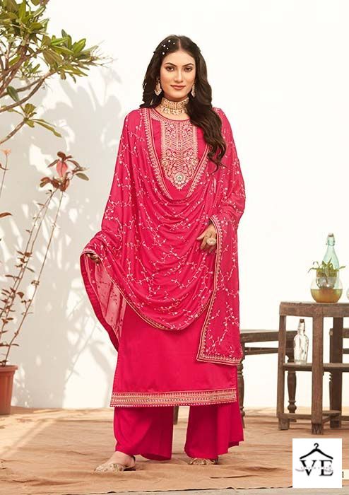 Kalarang Keerat Jam Silk Wholesale Designer Salwar Suit Catalog — Wholesale Salwar Suits, MPA wholesale from Surat — view 4