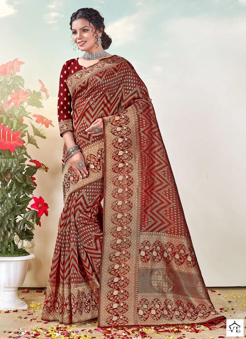 Sangam Khushi Organza Wholesale Saree Catalog — Wholesale Sarees, MPA wholesale from Surat — view 2