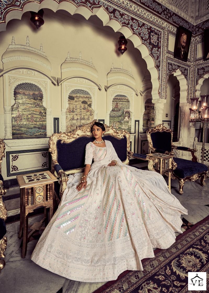 Arya Kimaya Vol 3 Georgette Wholesale Bridal Lehenga Catalog — Wholesale Lehenga, MPA wholesale from Surat - Gallery Image 3