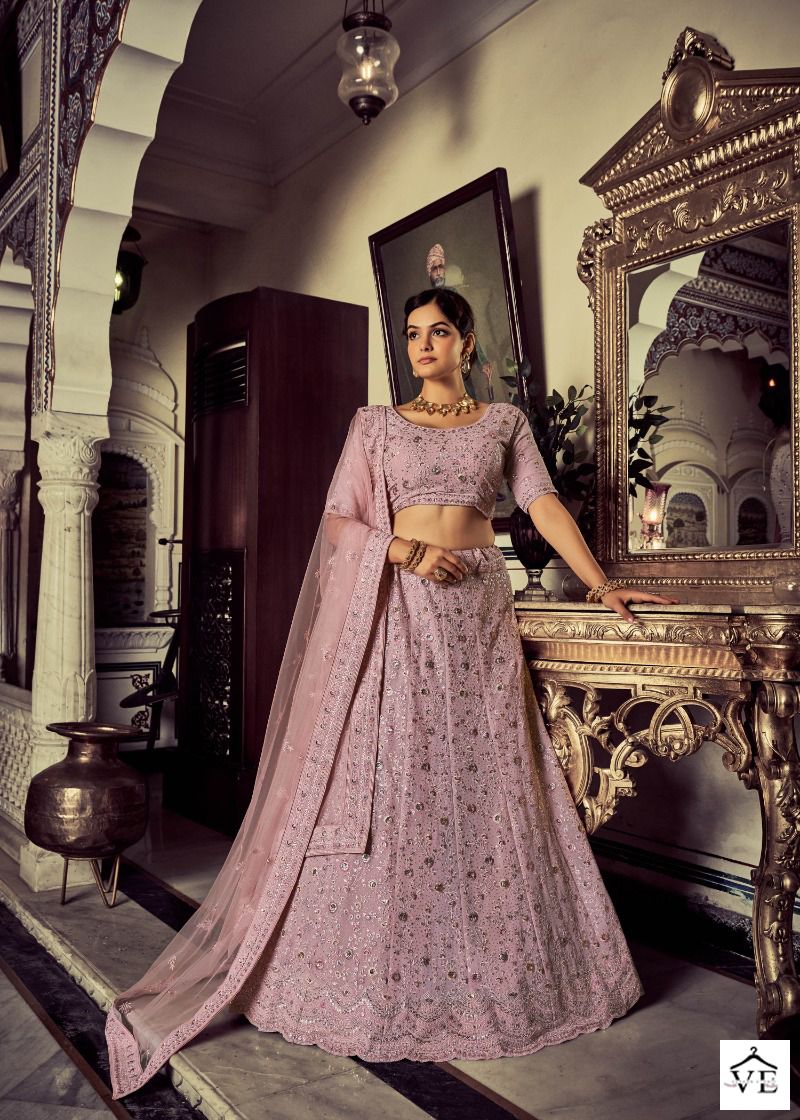 Arya Kimaya Vol 3 Georgette Wholesale Bridal Lehenga Catalog — Wholesale Lehenga, MPA wholesale from Surat - Gallery Image 4